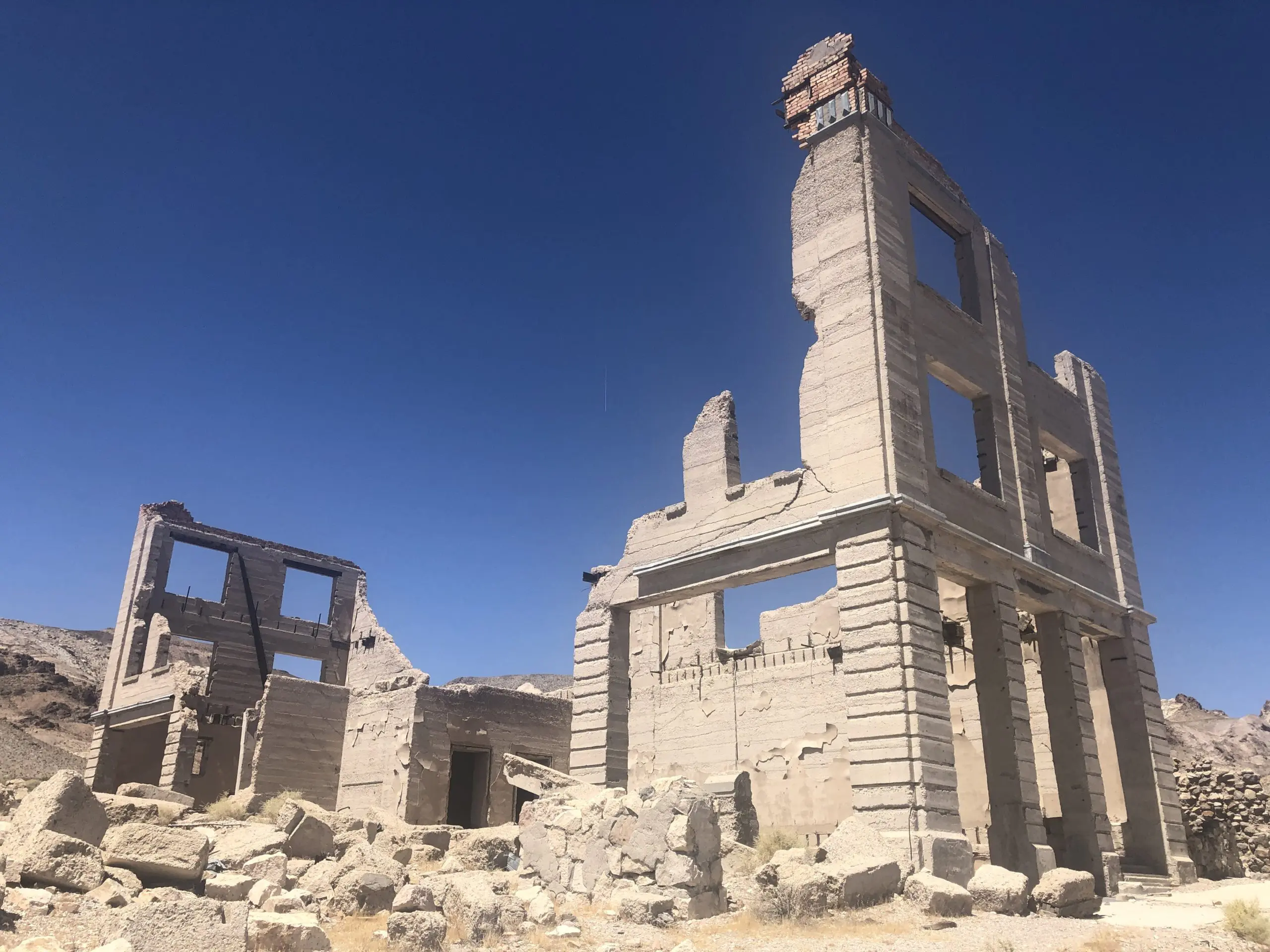 Abandoned building. Rhyolite, Nevada