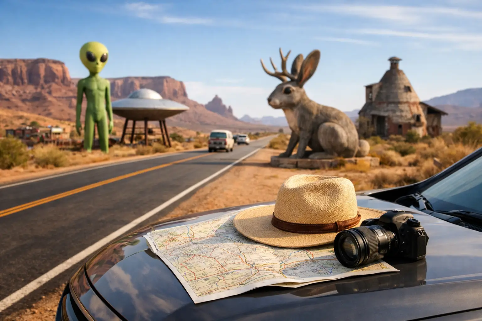 A 10-Day Southwest Road Trip Itinerary for Weird Stops